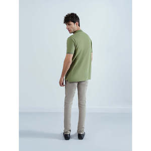 เสื้อโปโล PAULOS ทรงปกติ สวมใส่สบาย ปักลายสีเข้ม คอเสื้อแบบเรียบ ระบายอากาศได้ดี คุณภาพสูง มีไซส์ใหญ่ (XL 4XL) - Product Image 4