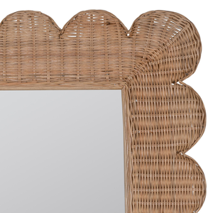 Brooke Rattan Wall <b>Mirror</b> - Product Image 2