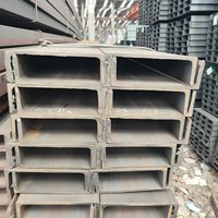 Profilé en U en acier de 100 mm pour machines industrielles, supports de voies et de ponts