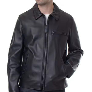 Cintre Impex Veste en cuir de marque en cuir d'agneau élégant en gros/Veste en cuir de qualité supérieure sur mesure pour hommes la moins chère - Product Image 2