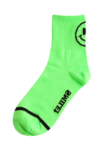 Foylock coreano stampa personalizzata sorriso Tennis da corsa logo atletico caviglia equipaggio Design cotone calze sportive di qualità personalizzate da donna - Product Image 3