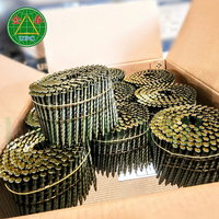 Clous en bobine pour palettes 3,0x76 mm pour pistolet à air haute résistance à la traction pour palettes Conception à tige lisse avec des prix compétitifs