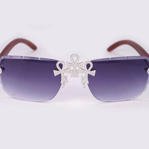 Uniqye Designer Eyeglasses with Moissanite Diamonds Comfortable Spectacles <b>for</b> Unisex Everyday Wear Latest Model - Product Image 3