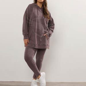 Derniers modèles de sweats à capuche délavés à l'acide fabriqués au Pakistan Street Wear Vente en gros de sweats à capuche pour femmes vente en ligne - Product Image 3