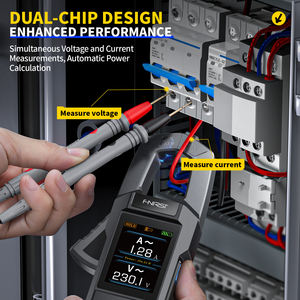 Fnirsi DMC-100 <span class=keywords><strong>Digital</strong></span> Clamp <span class=keywords><strong>Meter</strong></span> 600A AC Corrente Inteligente Car Clamp Multímetro Faixa de Resistência Diodo Teste <span class=keywords><strong>Digital</strong></span> Clamp <span class=keywords><strong>Meter</strong></span> - Product Image 4