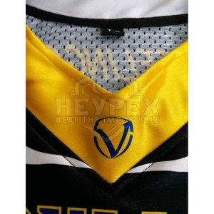 Camiseta de fútbol americano de alta calidad OEM, superventas, nuevo diseño, Camiseta deportiva corta, transpirable, sublimación, impresa, competitiva - Product Image 3