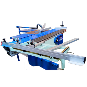 Máquina cortadora de sierra de madera contrachapada Horizontal automática Sierra de panel de 220V con husillo y hoja para industrias de carpintería Nuevo usado - Product Image 1