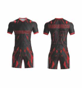 Camiseta de fútbol de manga corta para hombre y mujer, kits de fútbol por sublimación, servicio OEM personalizable para camisetas de fútbol - Product Image 5