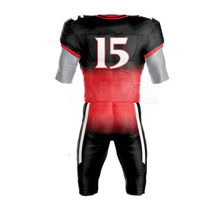 New Arrival American Football Uniform Breathable Sports Wear Lightweight Short Sleeve Sets - Product Image 3
