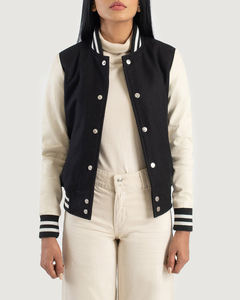 แจ็กเก็ตฤดูหนาวสำหรับผู้หญิงเสื้อโค้ทขนสัตว์ขนแกะมีกระดุมพิมพ์ลายโลโก้ - Product Image 5