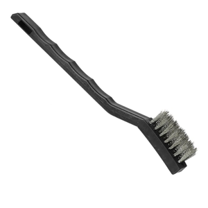 Brosse à souder en fil d'acier de haute qualité avec manche en plastique pour la rouille ou la corrosion et le nettoyage des surfaces Disponible au prix d'exportation - Product Image 1