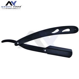 Rasoirs Matt Black Swing Lock Salon Rasoirs de barbier Rasoirs de barbier droits Fabricant de produits de barbier en métal Rasoirs en vrac - Product Image 2