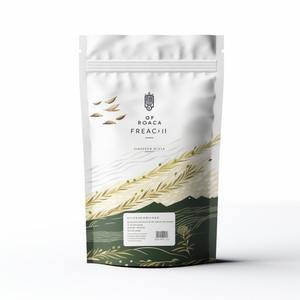 Brown Rice Matte White Package Stand Pouch Gravure Printed Aluminum Foil Packaging Zip <b>Lock</b> Bag Doypack Mylar Food Grade Storage - Product Image 2