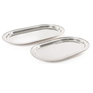 Bandeja Metálica Decorativa de Diseño Moderno para Servir Pasteles, Pizza y Otros Alimentos, Bandeja Metálica de Lujo para Cocina y Catering - Product Image 6