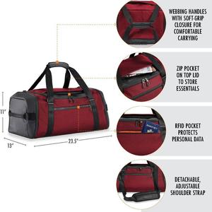 Bolsas de Lona Deportivas Personalizadas al por Mayor con Asas, Bolsas de Viaje, Bolsas de Gimnasio Impermeables de Nailon para Exteriores, Bolsas de Deporte Multifuncionales - Product Image 5