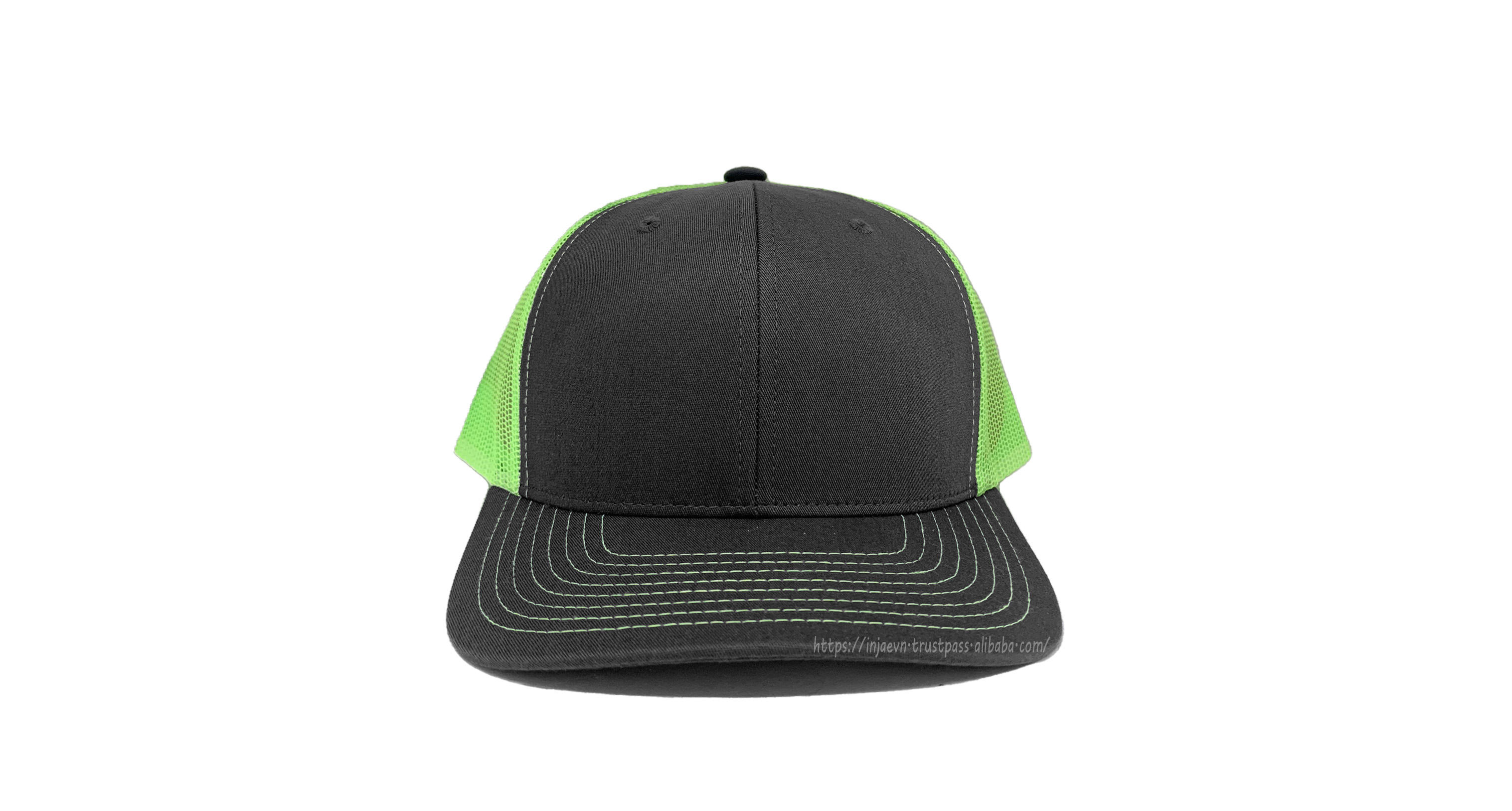 Charcoal/ Neon Green