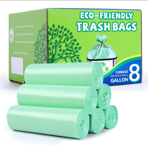 Sacs de déchets alimentaires 100% biodégradables compostables écologiques en gros pour la cuisine à usage domestique réutilisables pour les supermarchés - Product Image 2