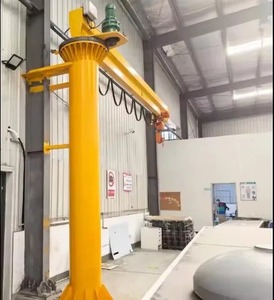 เครนจิ๊บคุณภาพสูง แข็งแรงทนทาน พร้อมมอเตอร์ไฟฟ้า รับน้ำหนัก 5 ตัน แขนยาว 20 ฟุต หมุนได้ 360 องศา อุปกรณ์ยกของอุตสาหกรรม รับผลิตแบบ OEM - Product Image 2