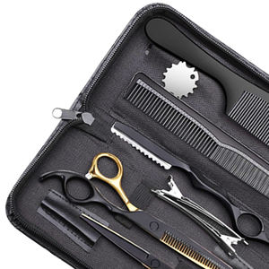 IMANS ENTERPRISES, juego de tijeras de adelgazamiento de cabello de peluquero impresas con láser de acero inoxidable duradero de alta calidad, salón de peluquería en casa - Product Image 2