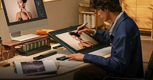Tablette graphique Pro 22 (Gen 2) avec écran 2.5K, résolution du stylet 5080 LPI, 8192 niveaux de pression, taux de rapport 220RPS - Product Image 6