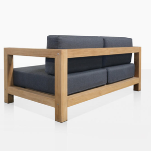 ไม้สักกลางแจ้งเก้าอี้เดี่ยวเฟอร์นิเจอร์ไม้เนื้อแข็งที่ทันสมัยทนทานเรียบง่ายสำหรับสวนห้องนั่งเล่นโรงแรมและวิลล่า - Product Image 2