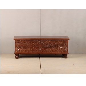 Caja de Almacenamiento de Madera Multifuncional con Diseño de Baúl de Gran Capacidad para el Hogar, Dormitorio, Sala de Estar, Almacenamiento de Mantas y Juguetes - Product Image 1