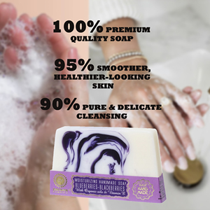 Blueberries Blackberries Origin <b>Soap</b> Bar 80g Custom Brand Production Large Volume Supply Handmade Natural Care Body Face Wash - Product Image 2