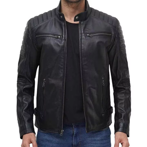 Chaqueta de Cuero Vacuno Genuino de Primera Calidad para Hombre, Chaqueta de Moda de Alta Calidad Totalmente Personalizada de Manga Larga - Product Image 4