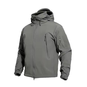 แจ็กเก็ตแฟชั่นใหม่สำหรับผู้ชาย, แจ็คเก็ตยุทธวิธีกันลมกันน้ำเสื้อกันหนาวขนแกะอบอุ่นแขนยาวกลางแจ้งฤดูหนาว - Product Image 2