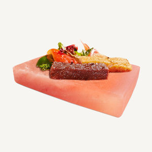 Bloc de sel de l'Himalaya sculpté de qualité supérieure pour barbecue, plaque de cuisson carrée en gros - Product Image 5