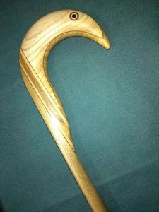 5 años de tradición VARSHNED fábrica personalizada diseño único Popular 122cm barnizado Camping madera senderismo bastón - Product Image 3