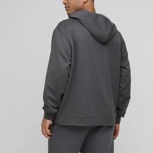 เสื้อฮู้ดแบบสวมหัวไหล่มีฮู้ดและเสื้อสเวตเตอร์พิมพ์โลโก้ได้ตามต้องการขนาดพลัสไซส์ - Product Image 3