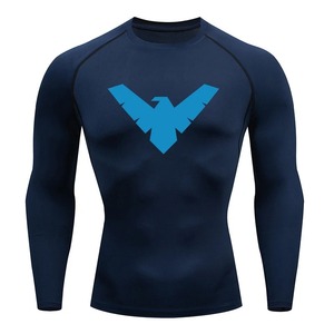 Personnalisez votre propre logo Rash Guard à manches complètes sublimé MMA Rash Guard BJJ Rash Guard Compression Shirt MMA Rashguard pour hommes - Product Image 1