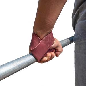 Correas de levantamiento de pesas de cuero de agarre pesado para equipo de gimnasio - Product Image 5