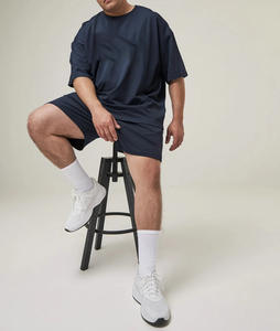 Ensemble deux pièces pour homme, prix bas, haute qualité, couleur bleu clair, manches courtes, 100% coton respirant - Product Image 6