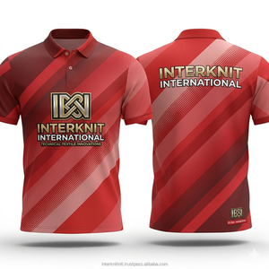 เสื้อโปโลผู้ชายโลโก้แบบกำหนดเอง เสื้อกอล์ฟแบบซับลิเมชั่น เสื้อโปโลกอล์ฟผู้ชายแบบซับลิเมชั่น ชุดกีฬาแห้งเร็ว - Product Image 1