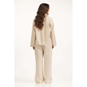 Pantalon décontracté taille mi-haute à jambes larges WM-COD-WS25-014B – Respirant et coupe régulière - Product Image 4