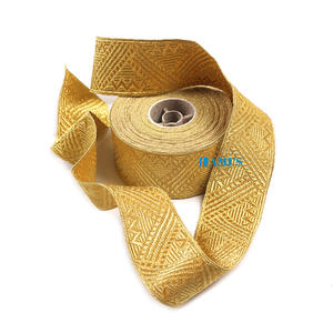 OEM encaje y trenza para la decoración de uniformes al por mayor de lujo francés encaje trenza recorte textil artesanía suministro a granel - Product Image 1