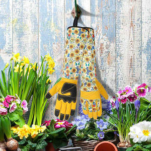 Guantes de Jardinería de Cuero Duraderos, Impermeables y Resistentes a Cortes, Personalizados con su Propio Diseño - Product Image 5