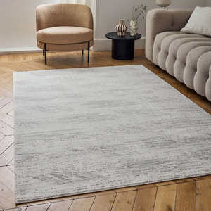 Carmel Cream-Grey Abstract <b>Home</b> <b>Textile</b> Rug 6030 Collection - Product Image 3