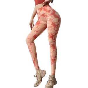 Leggings de fitness pour femmes de haute qualité en nylon spandex avec poches taille moyenne pantalons de sport de gymnastique - Product Image 3