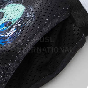 Custom <b>Men's</b> High Street Sports Mesh Training <b>Shorts</b> Quick-Drying Breathable <b>Basketball</b> Fitness <b>Shorts</b> with Solid Pattern - Product Image 5