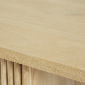 โต๊ะรับประทานอาหารไม้สไตล์อเมริกันทันสมัยเฟอร์นิเจอร์ทรงวงรีสำหรับวิลล่าและโรงแรม - Product Image 4