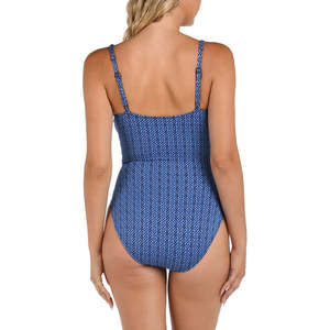 2025 logotipo personalizado de una pieza traje de baño sin costuras mujeres trajes de baño nuevo cintura alta Sexy traje de baño mujeres verano traje de baño OEM - Product Image 2