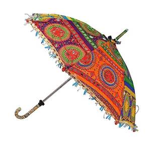 Sombrillas de boda, paraguas de decoración Vintage, sombrilla india, sombrilla decorativa - Product Image 2