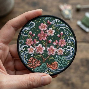 Custom Embroidery <b>Patch</b> Custom Design Embroidered Eco-Friendly Lightweight High Quality OEM <b>Sew</b>-<b>On</b> Canvas Fabric <b>Patches</b> - Product Image 2