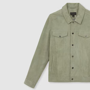 Chaqueta de Cuero para Hombre, Estilo Moderno, Resistente al Viento y al Agua, Chaqueta de Lona con Capucha Más Vendida para Hombre y Mujer, Venta al por Mayor - Product Image 3