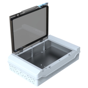 Distribution Box <b>Wall</b> Mounted <b>Panel</b> ABS <b>Plastic</b> PC Enclosure 355x560x143 mm IP65 Waterproof White Junction Box Poli 021 - Product Image 3