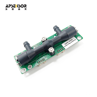 Capteur de débit ultrasonique haute précision, débitmètre de gaz 0-5L/min SUF05 UART DC5V 12V, débitmètre d'air numérique pour compteur de particules en laboratoire