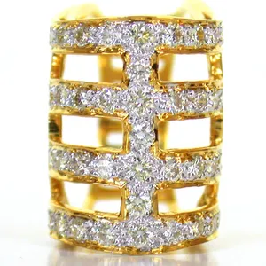 Anillo de Diamante Cultivado en Laboratorio - Dios te Creó - Oro Amarillo de 18K - Corte Brillante Redondo - Lujo - Product Image 1